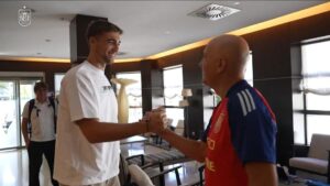 El portero leonés Fran González se concentra con la Selección Sub-21