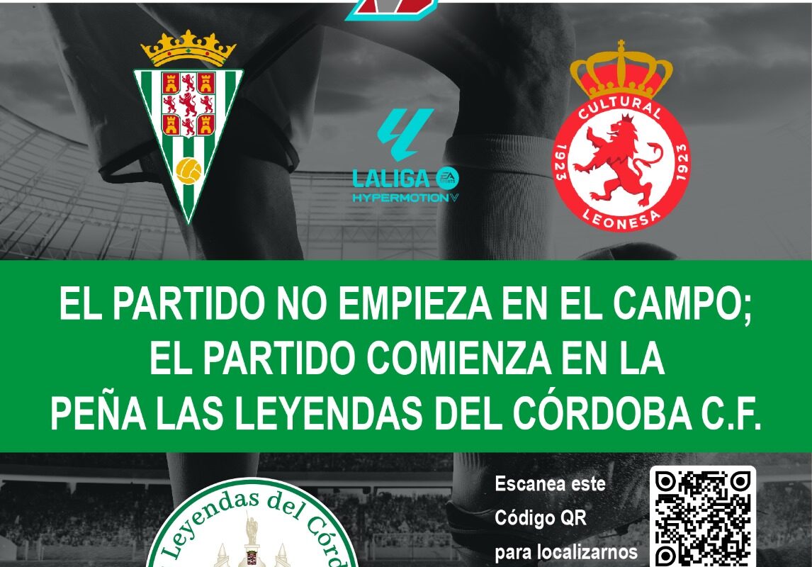 Invitación peña «Las Leyendas del Córdoba C.F.» a la…