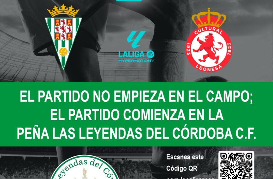 Invitación peña «Las Leyendas del Córdoba…